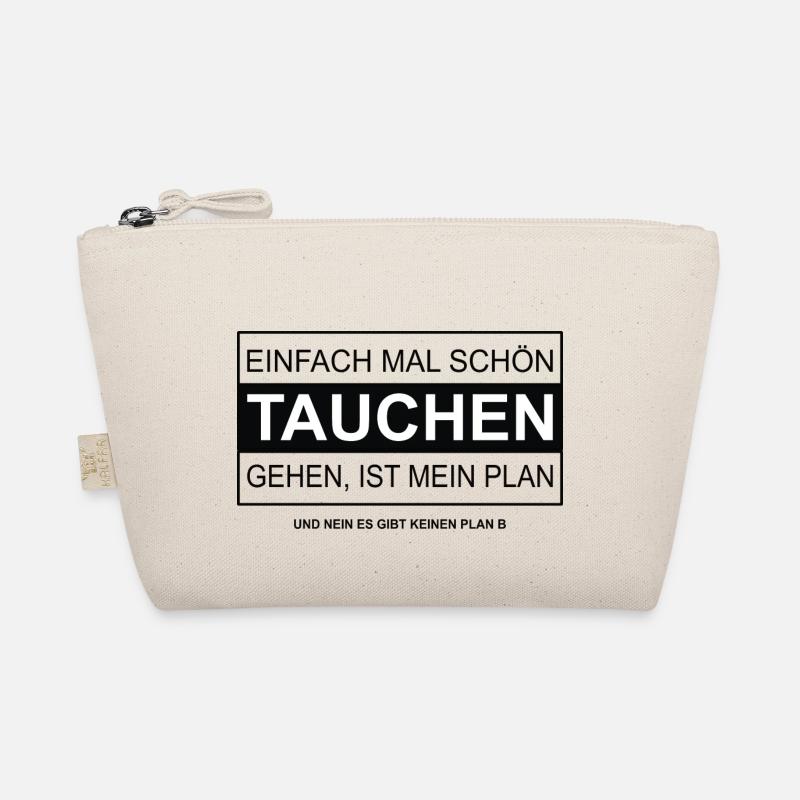 Einfach mal schön Tauchen gehen ist mein Plan - Bio-Täschchen - Natur