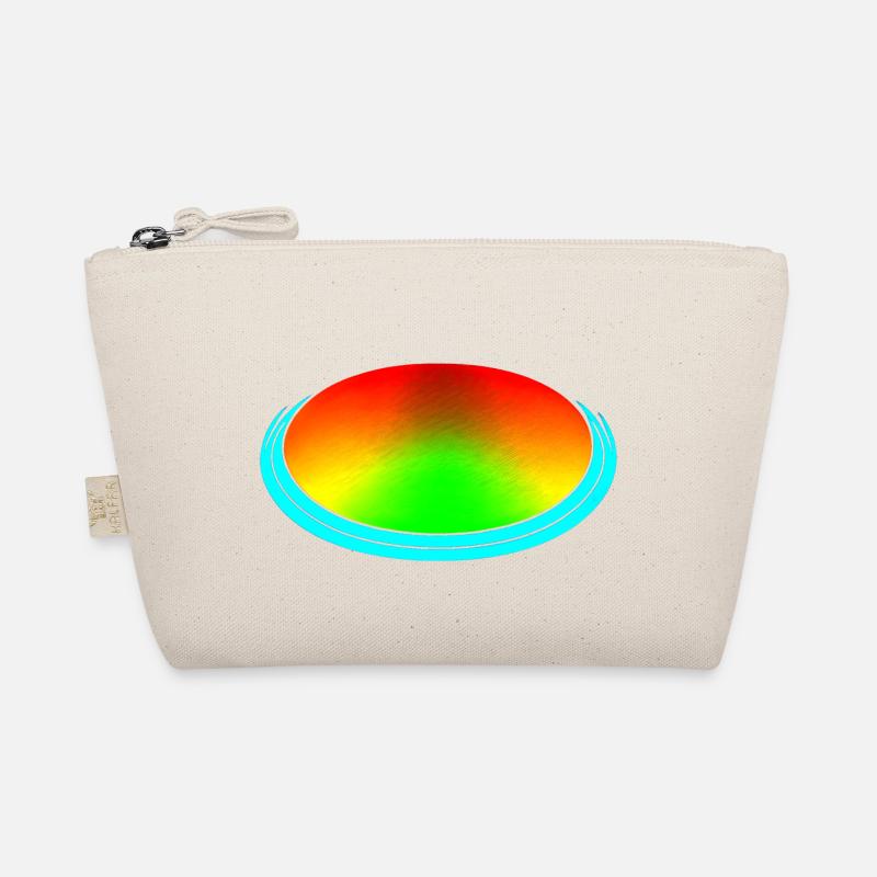 Rainbow gradient colorful cool retro trendy Art 1 Organic Pouch