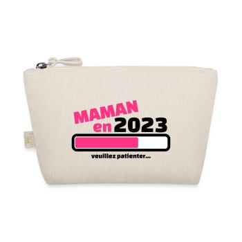maman en 2023 veuillez patienter - Trousse biologique - nature - Devant