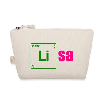 Lisa Nom Cadeau Anniversaire - Trousse biologique - nature - Devant