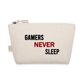 Gamers never sleep - Trousse biologique - nature - Devant