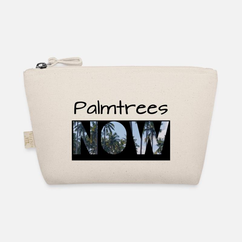 Palmtrees now - Bio-Täschchen - Natur