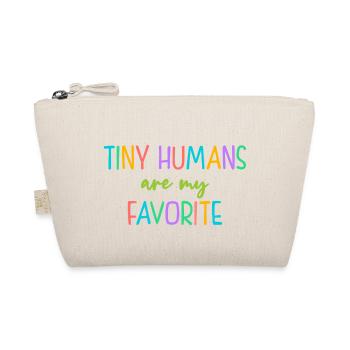 Tiny Humans Are My Favorite Daycare Provider Teach - Bio-Täschchen - Natur - Vorne