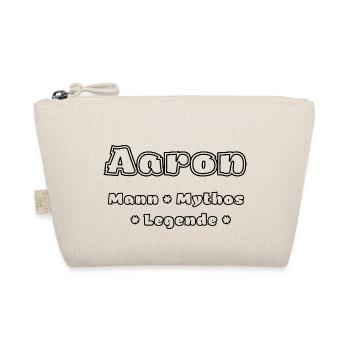 Aaron - der Mann, der Mythos, die Legende - Bio-Täschchen - Natur - Vorne