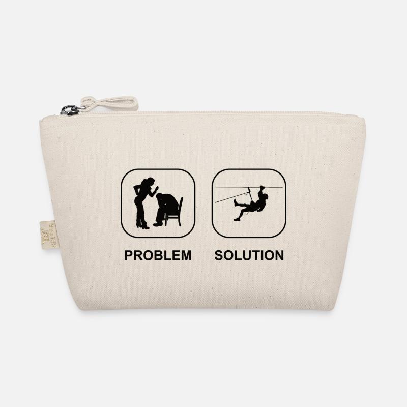 Klettern Bergsteigen Berg Kletterer Bergklettern Bio-Täschchen