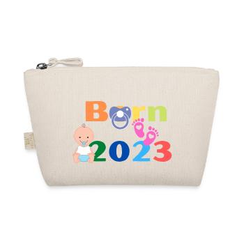 Born 2023 - Bio-Täschchen - Natur - Vorne