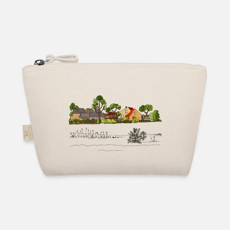 Ländliche Landschaft Bio-Täschchen