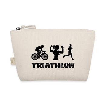 Triathlon Swim Bike Run - Organic Pouch - nature - Front