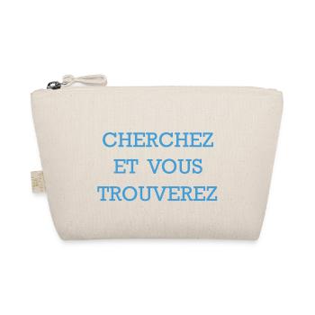 CHERCHEZ ET VOUS TROUVEREZ - BLEU - Trousse biologique - nature - Devant