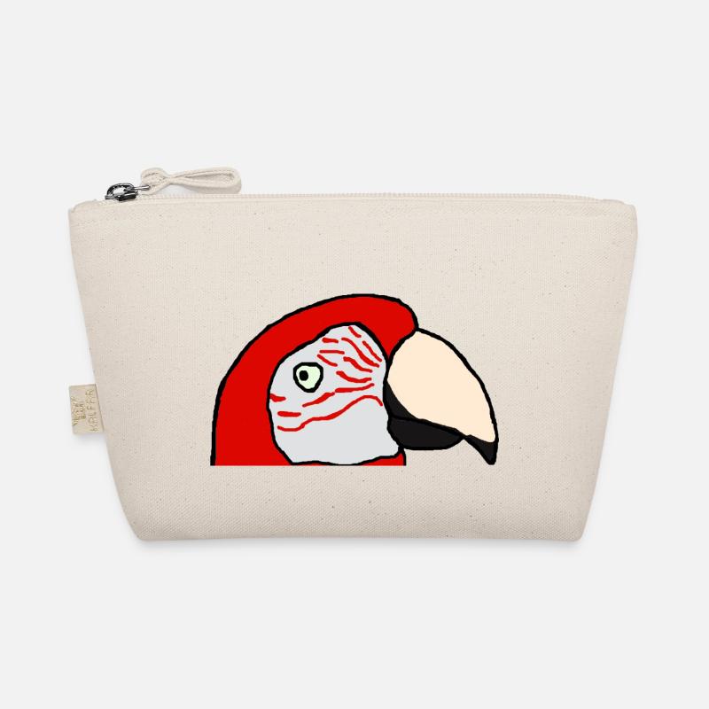 red macaw Organic Pouch