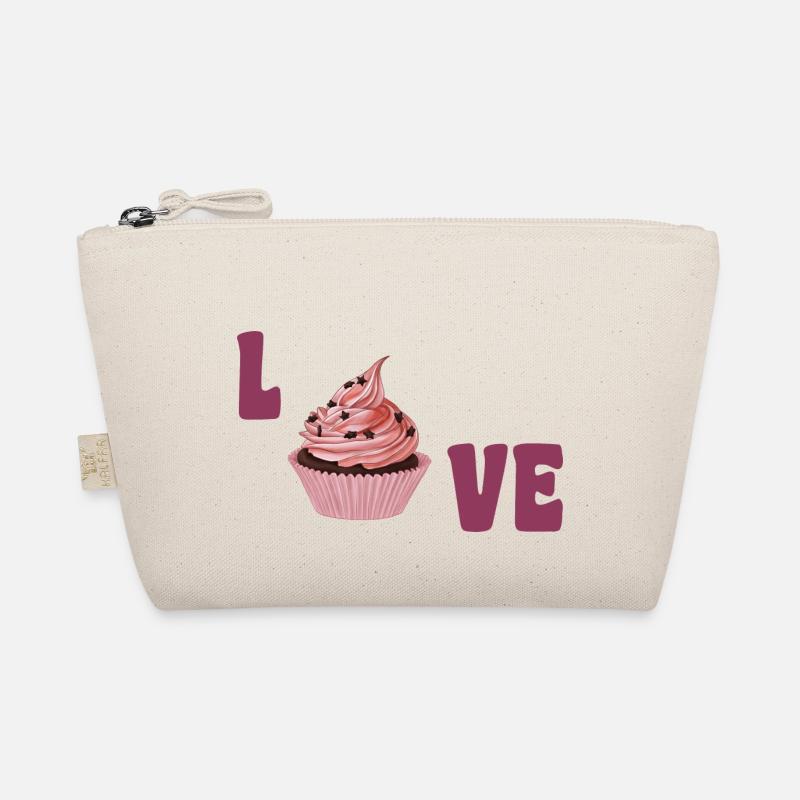 Love Cupcake - Organic Pouch - nature