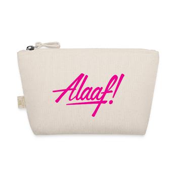 Alaaf! design pink - Organic Pouch - nature - Front