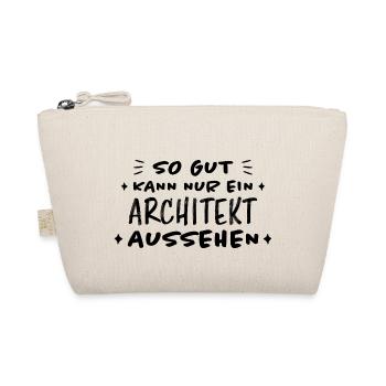 Architekt Spruch Architektur Architekt Geschenk - Bio-Täschchen - Natur - Vorne
