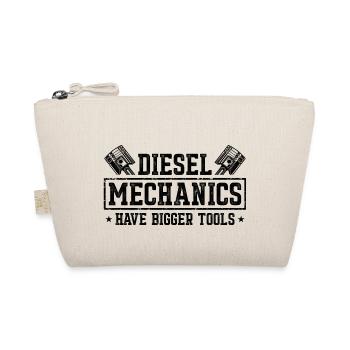 Diesel Mechanics Have Bigger Tools Car Lover Autom - Organic Pouch - nature - Front