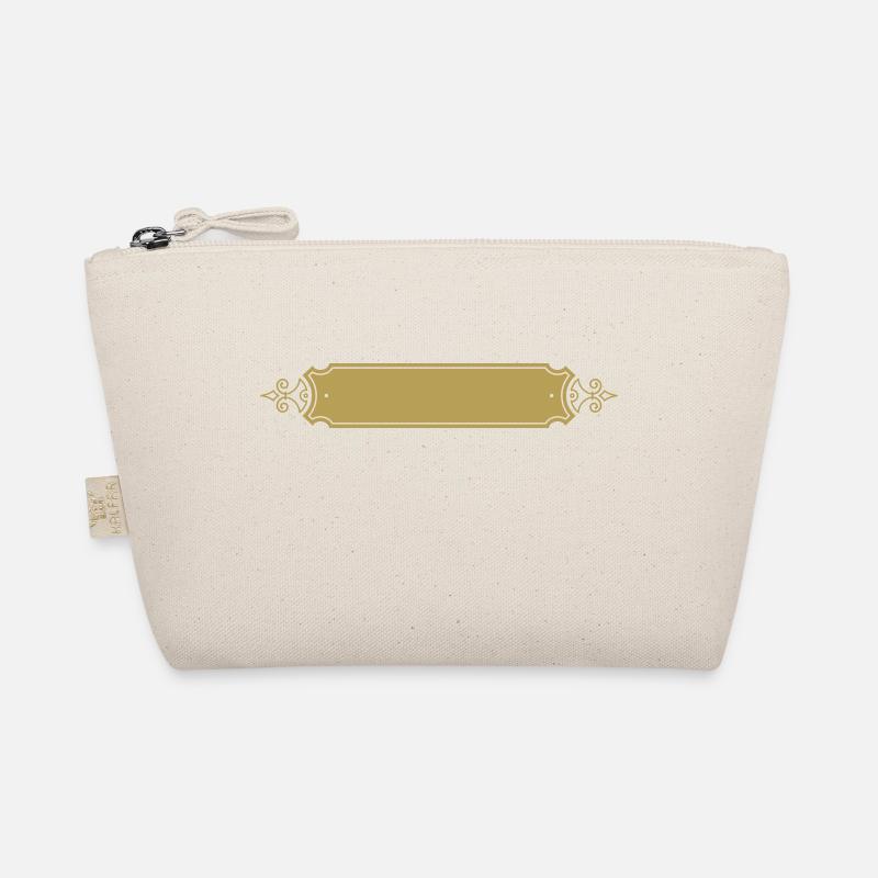 blank shield gold frame | Vectorgraphic Organic Pouch