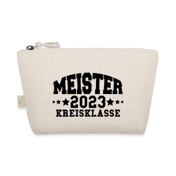Meister 2023 Kreisklasse Aufstieg Fußball - Bio-Täschchen - Natur - Vorne