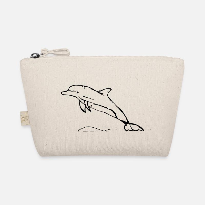 Springender Delphin Geschenk Bio-Täschchen