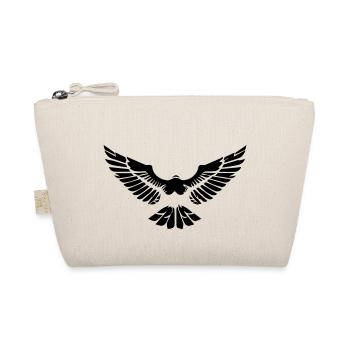 aigle stylisé ouvrant ses ailes en face - Trousse biologique - nature - Devant