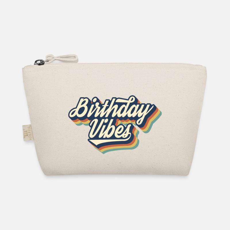 Birthday Vibes Matching Gruppe Geburtstagsparty Geschenk Bio-Täschchen
