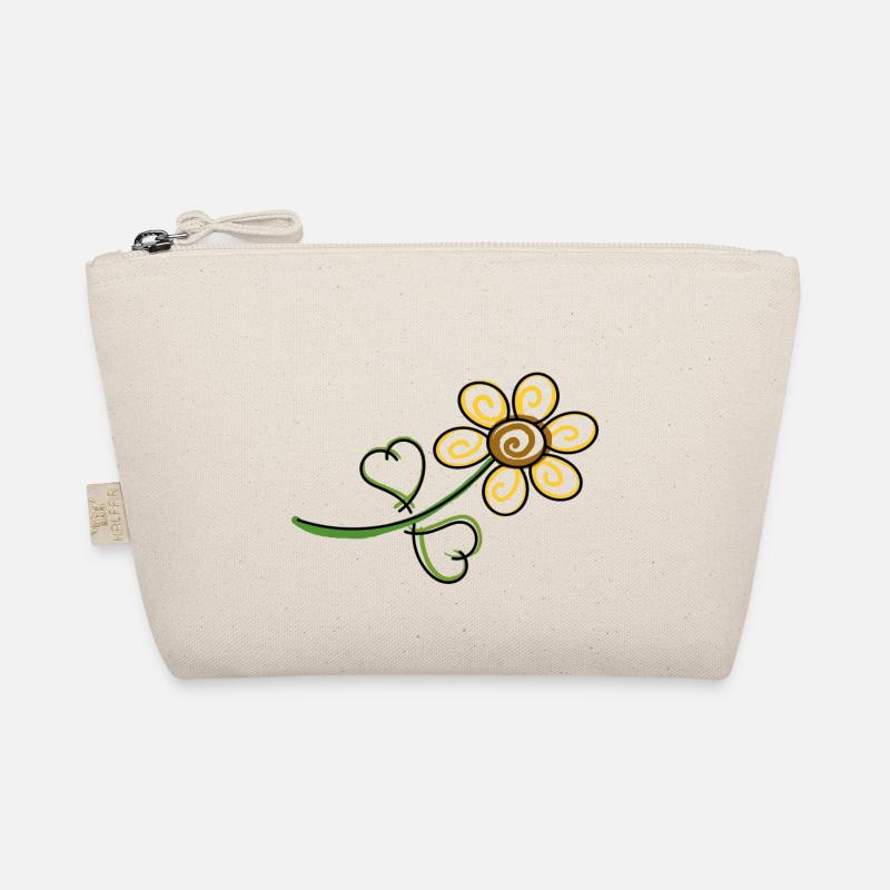 Blume - Bio-Täschchen - Natur