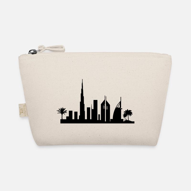 dubai skyline - Bio-Täschchen - Natur