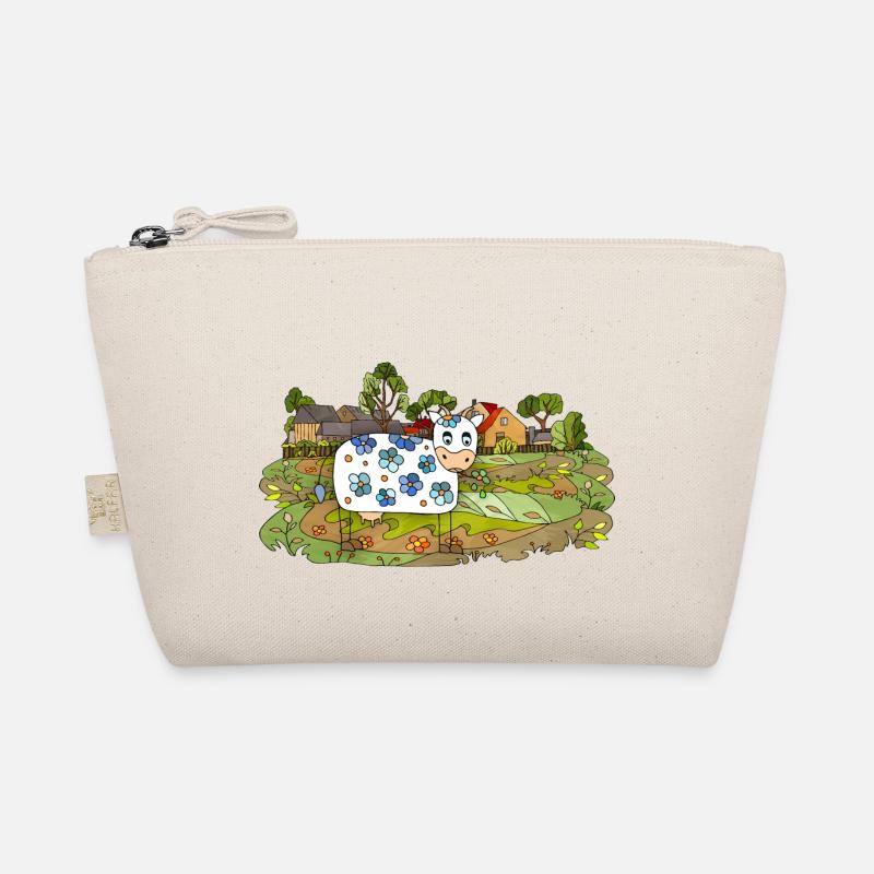 Landschaft mit einer Kuh Bio-Täschchen