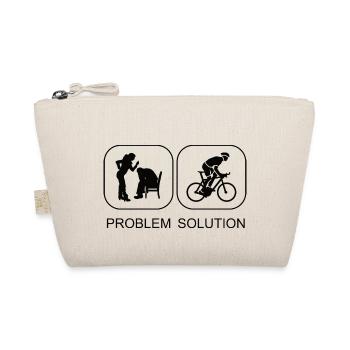 Bicycle Cycling Cyclists Cyclists Cycling - Organic Pouch - nature - Front