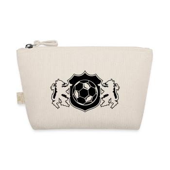 soccer wappen 01 - Bio-Täschchen - Natur - Vorne