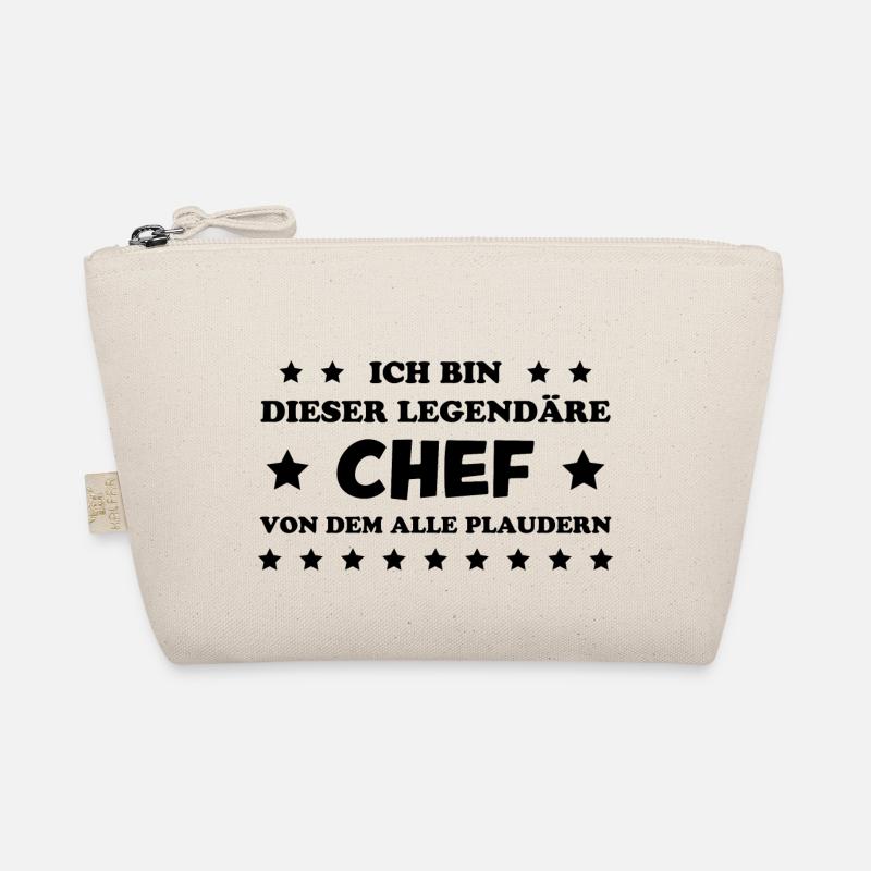 Chef Lustiger Spruch Arbeit Beruf Chef Geschenk Bio-Täschchen