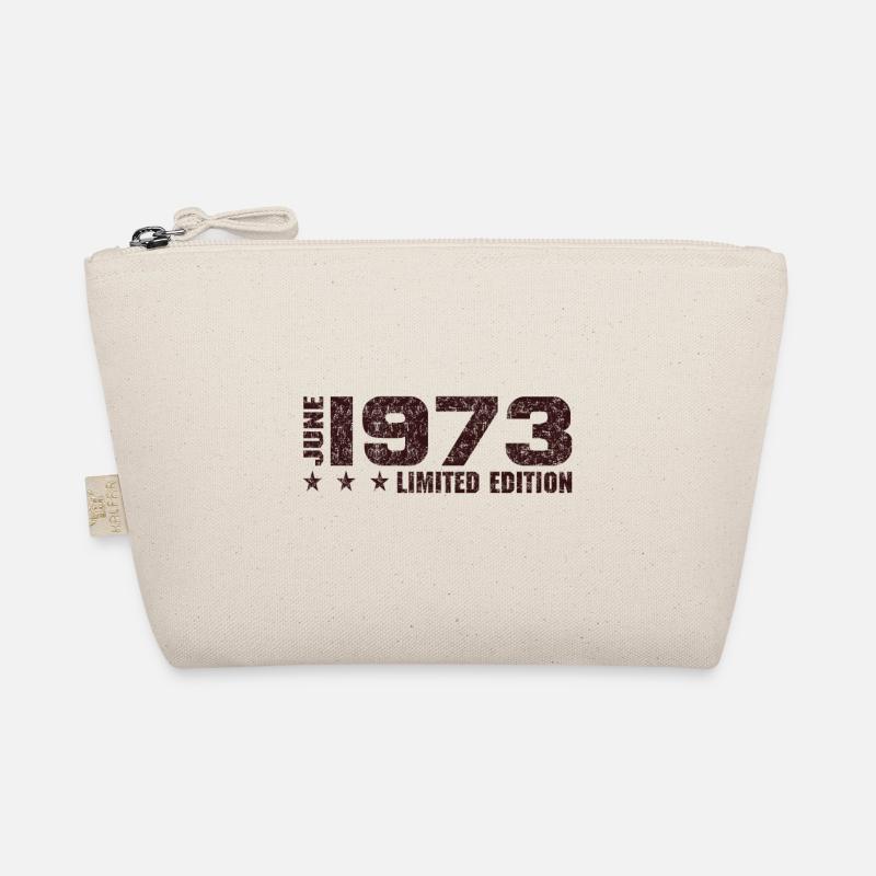 50. Geburtstag Juni 1973 Limited Edition Geschenk Bio-Täschchen