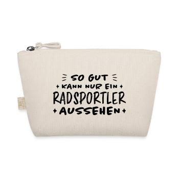 Radsportler Mountainbike Bike Fun Fahrrad Geschenk - Bio-Täschchen - Natur - Vorne