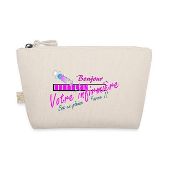 Logo infirmiere seringue - Trousse biologique - nature - Devant