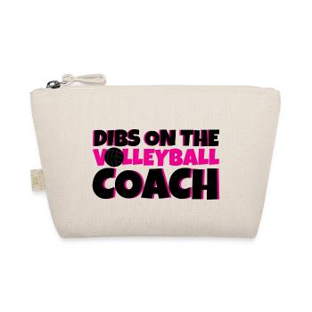 Dibs On The Volleyball Coach 4 - Organic Pouch - nature - Front