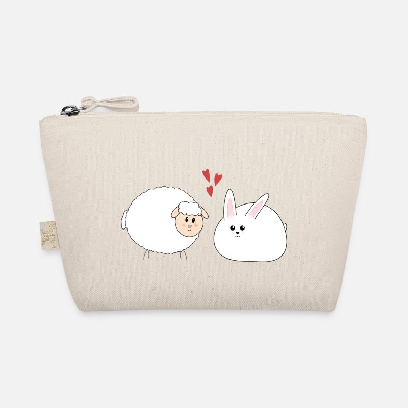 Hase und Schaf, Ostern Bio-Täschchen