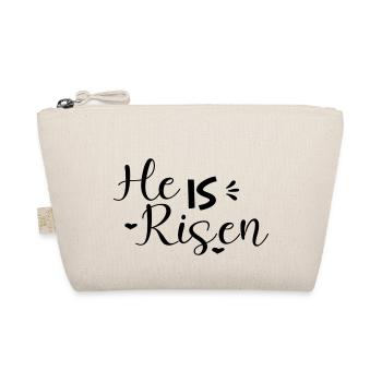 He Is Risen - Organic Pouch - nature - Front