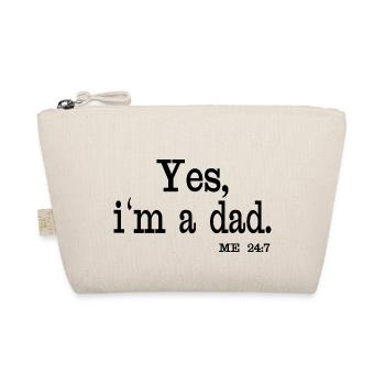 Ja, ich bin Vater. Ich 24/7 - Bio-Täschchen - Natur - Vorne