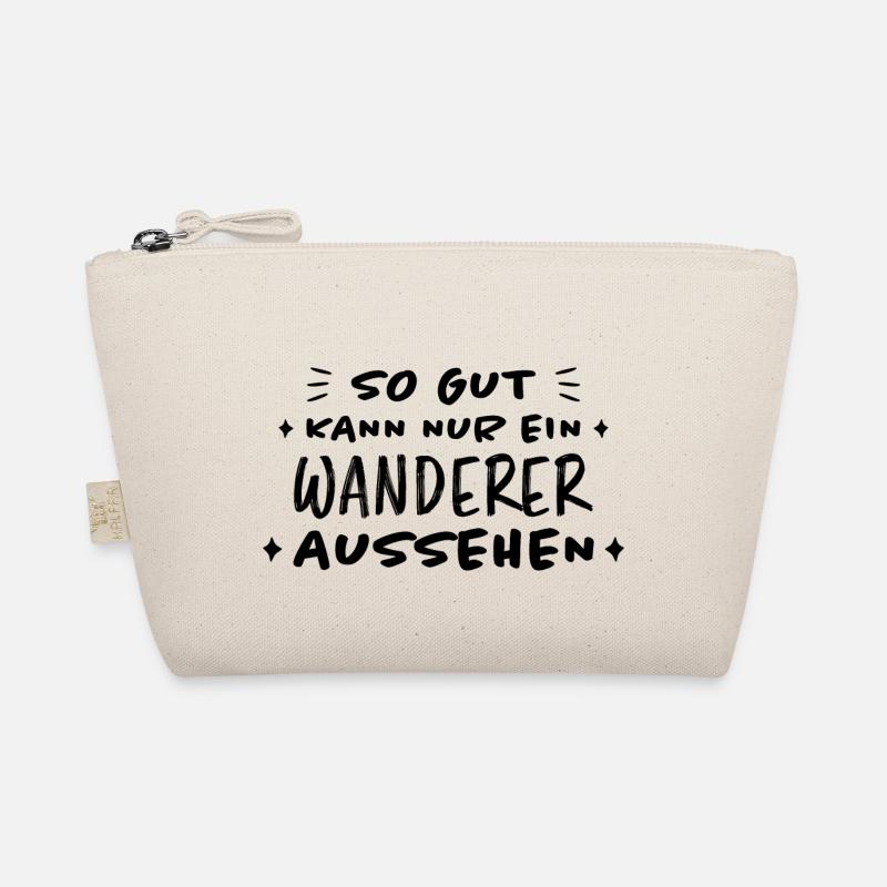 Wanderer Outdoor Lustiger Spruch Wandern Geschenk - Bio-Täschchen - Natur