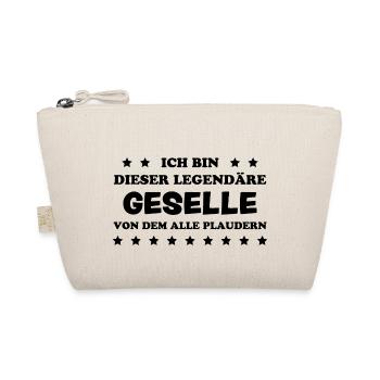 Geselle Lustiger Spruch Gesellenprüfung Geschenk - Bio-Täschchen - Natur - Vorne