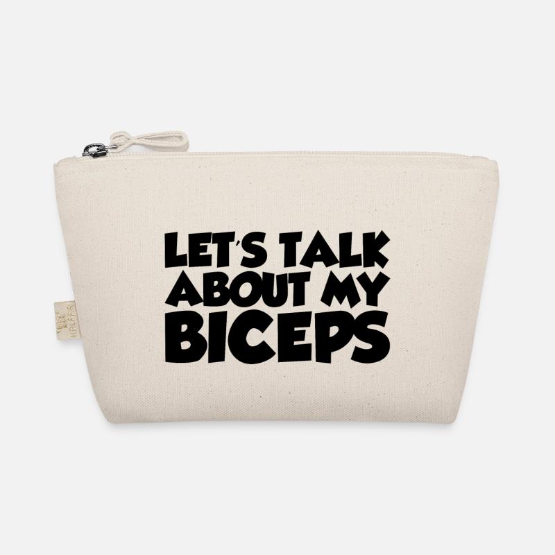 Let's Talk About My Biceps - Bio-Täschchen - Natur