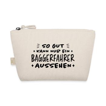 Baggerfahrer Lustiger Spruch Beruf Bagger Geschenk - Bio-Täschchen - Natur - Vorne