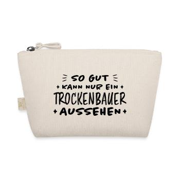 Trockenbauer Lustiger Spruch Handwerker Geschenk - Bio-Täschchen - Natur - Vorne