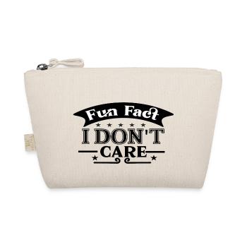 Fun Fact I Don´t Care - Bio-Täschchen - Natur - Vorne