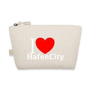 I Love HafenCity Hamburg - Bio-Täschchen - Natur - Vorne