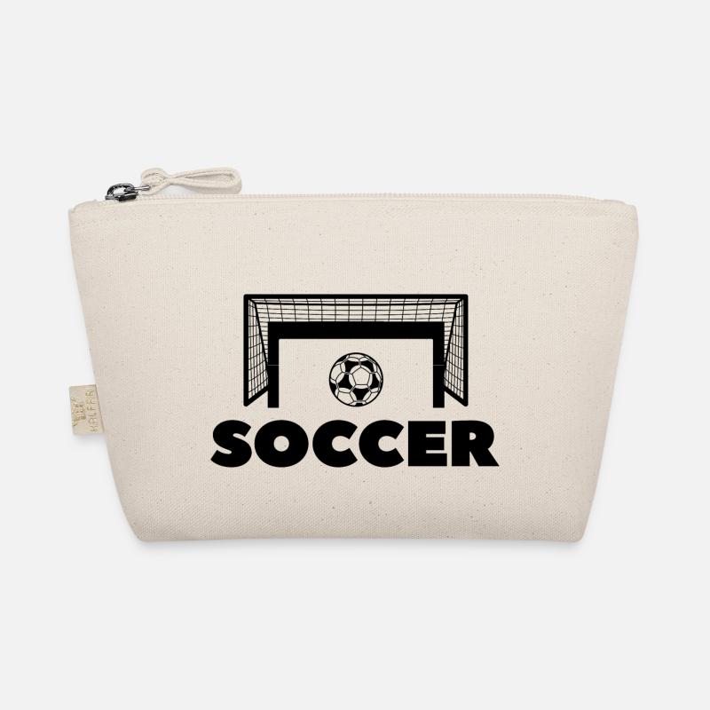 Fußball Soccer - Bio-Täschchen - Natur