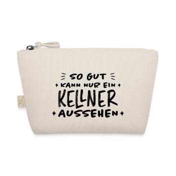 Kellner Lustige Spruch Service Restaurant Geschenk - Bio-Täschchen - Natur - Vorne