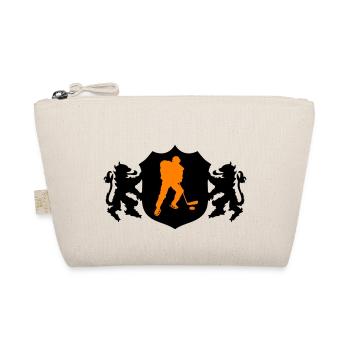 hockey wappen 2 - Bio-Täschchen - Natur - Vorne