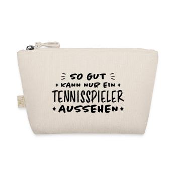 Tennis Lustiger Spruch Fun Tennisspieler Geschenk - Bio-Täschchen - Natur - Vorne