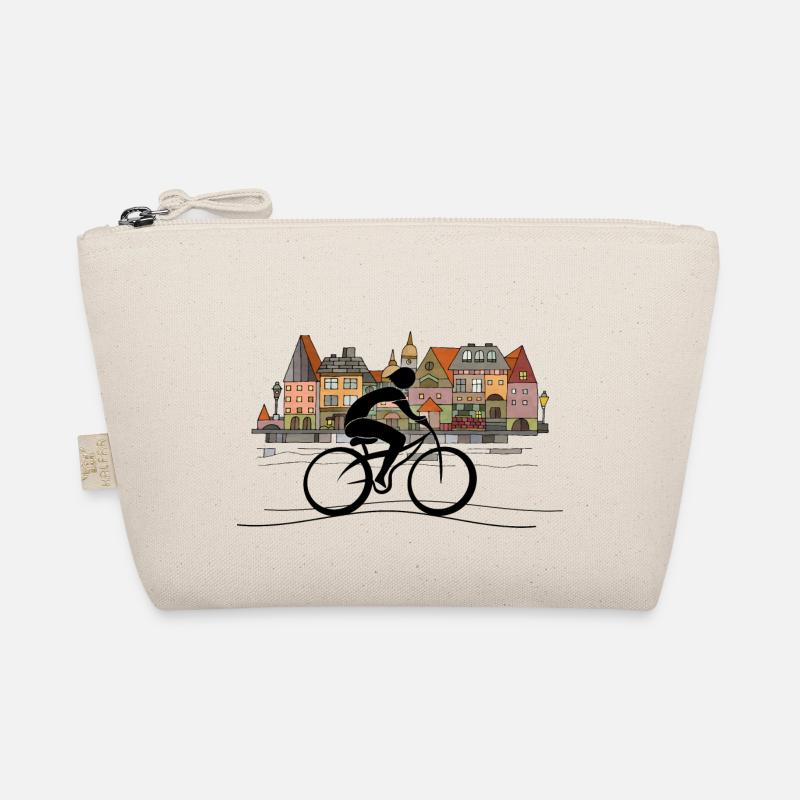 Radfahrer - Bio-Täschchen - Natur
