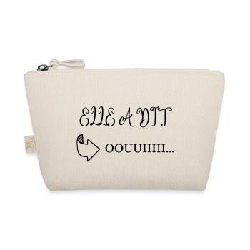 "Elle a dit oui" | Célébrez votre mariage - Trousse biologique - nature - Devant
