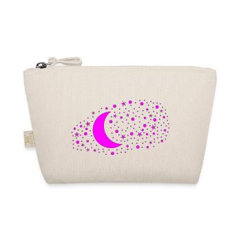 Moon and stars - Organic Pouch - nature - Front